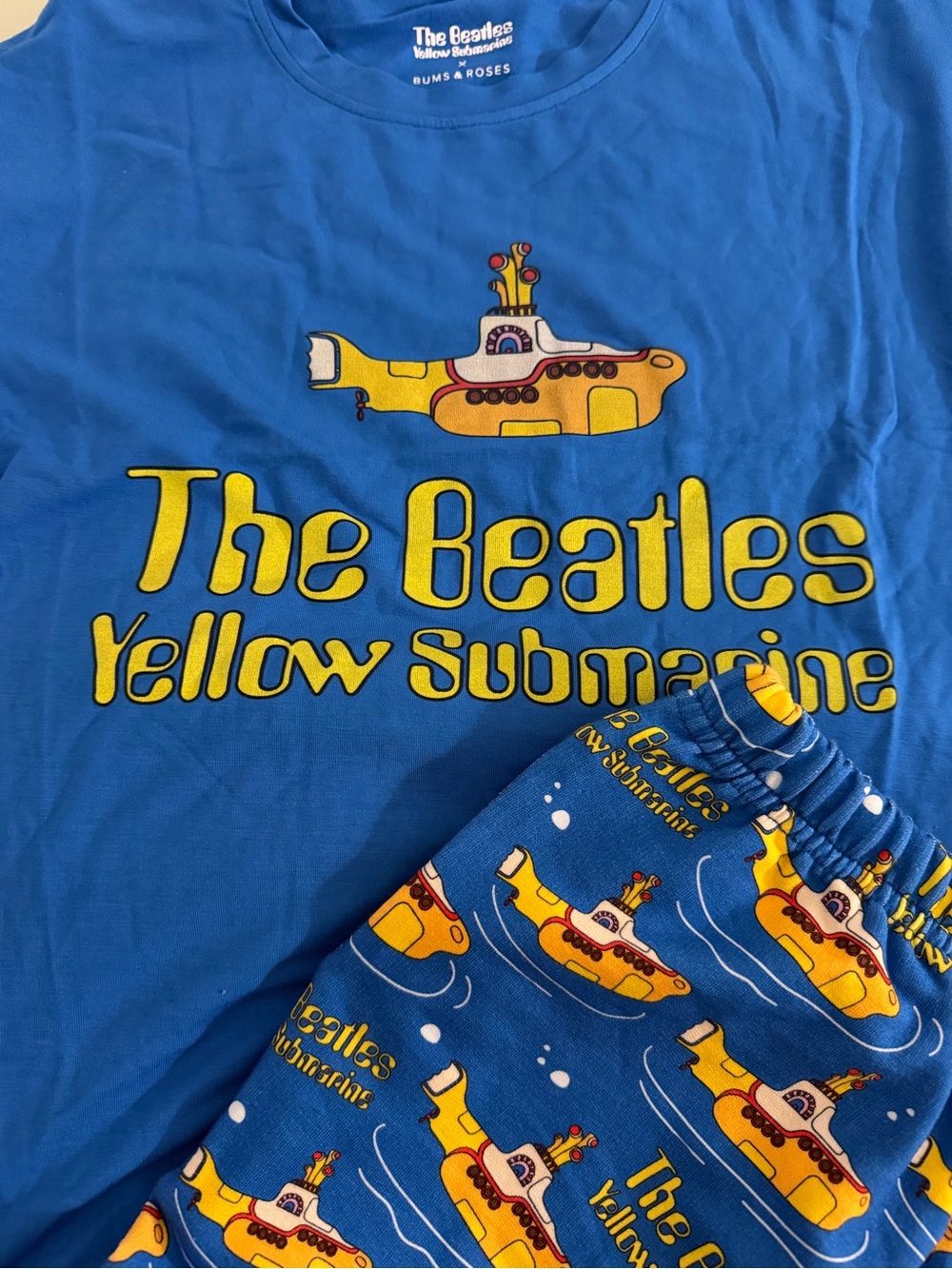 Bums & Roses The Beatles Blue & Yellow Yellow Submarine Kids set Set